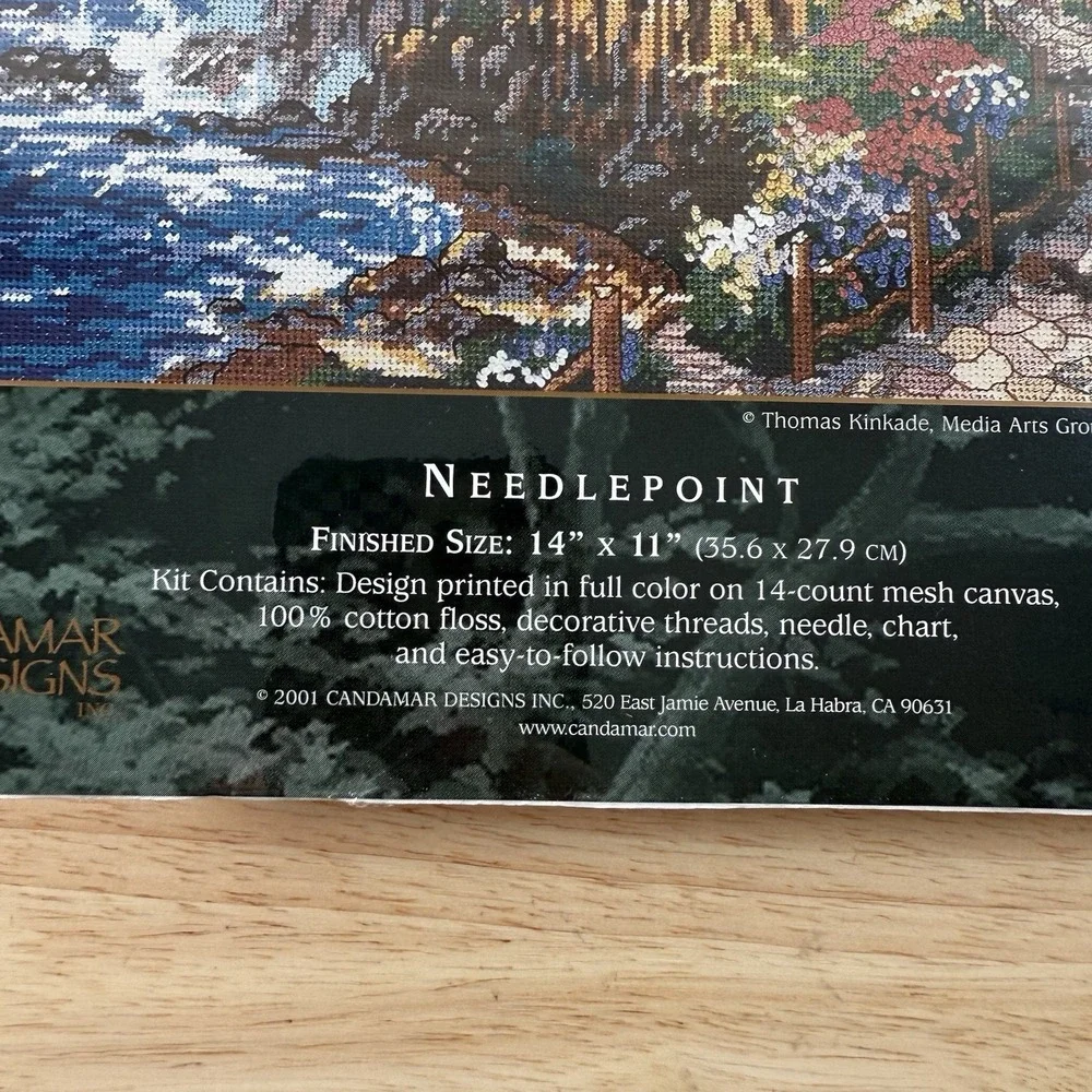 Light of Peace Needle Point Kit Thomas‎ Kinkade Painter of Light 30922 Sealed